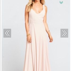 Jenn Maxi Dress ~ Dusty Blush Crisp